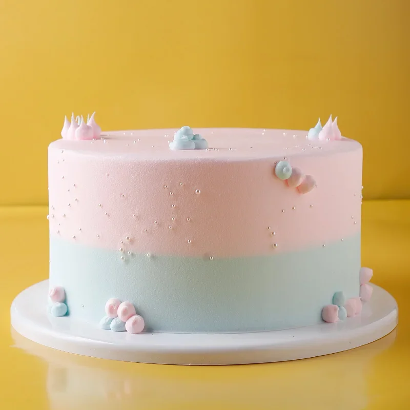 Simulation Cake Model Plastic Silicone Artificial Cake Decorating Tools Cake Embryo Independent Design Window Display Samples