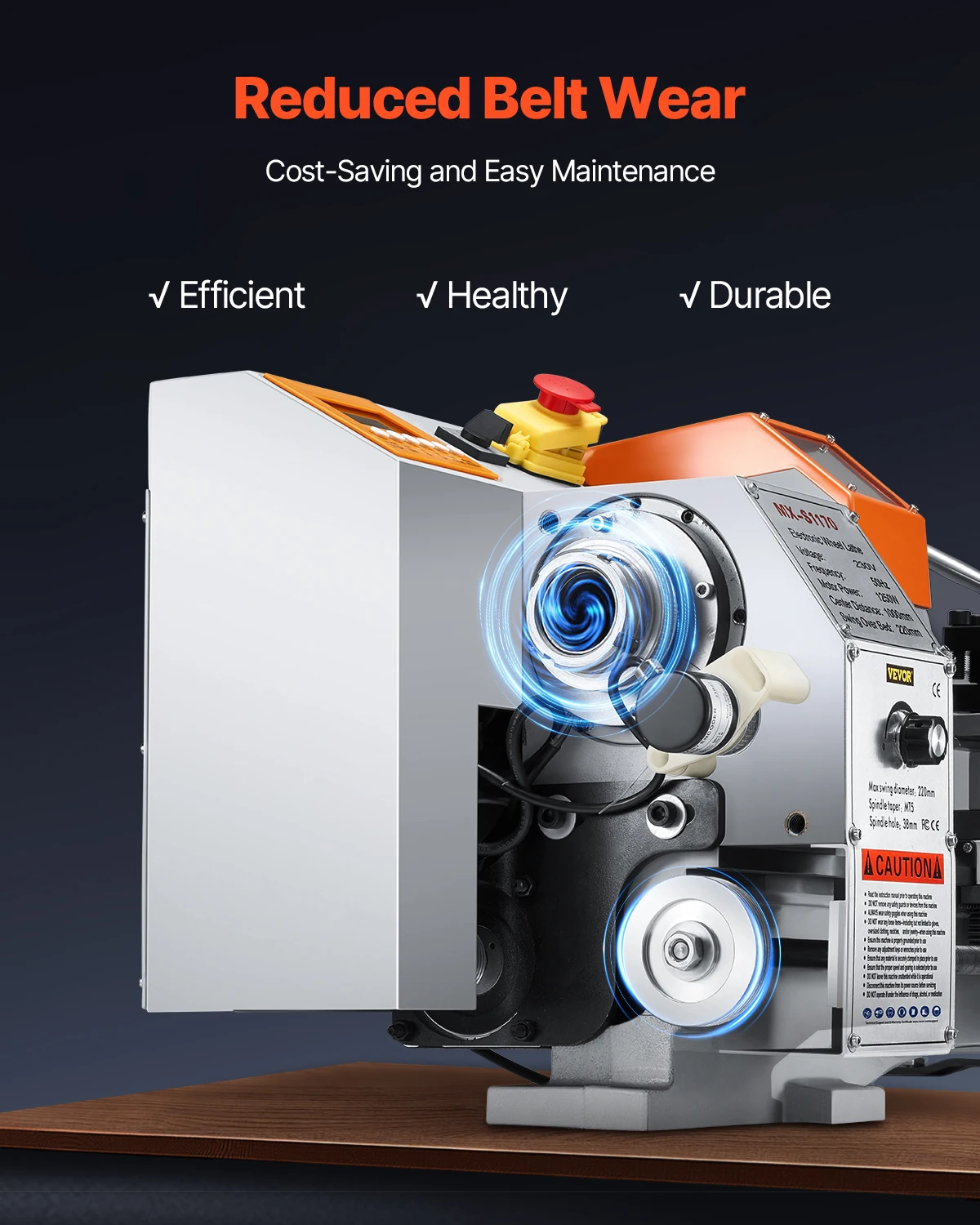 Kép 4: Succebuy 8.7 X 39 óra Bakállvány áram Fém Eszterga automata Adogat Ragozható sebesség 1250W brushless motoros számára Feldolgozás Alaposság alkatrészek