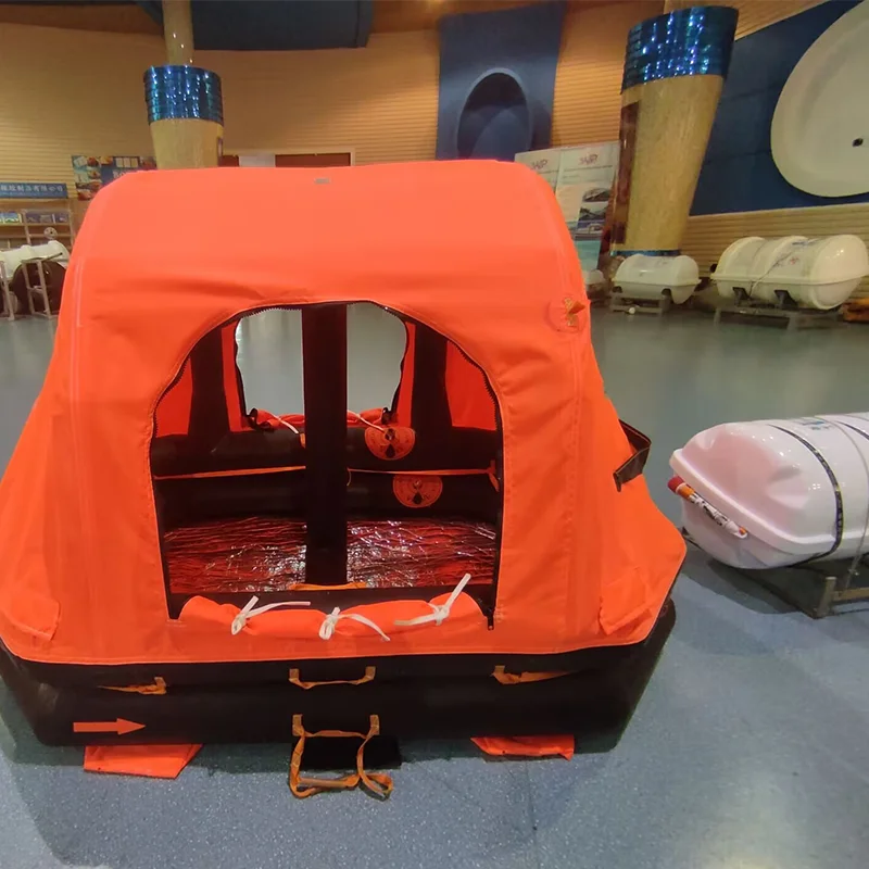 

ISO965 marine cruise life raft automatic KHY inflatable yacht life raft emergency escape device