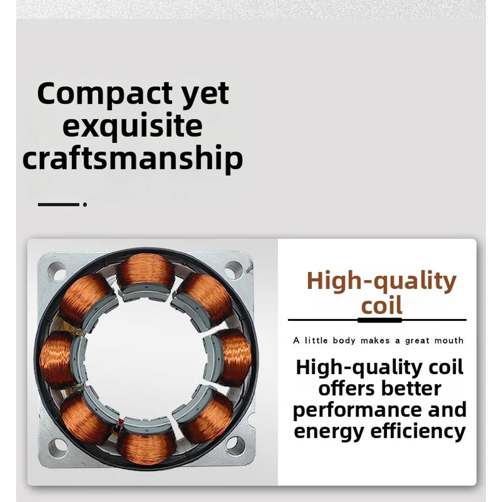 For rotary Table Fan Motor Replacement for Hongyun Models 10 inch 12 inch 250mm Size with 6 Terminal Wiring and 8W Power