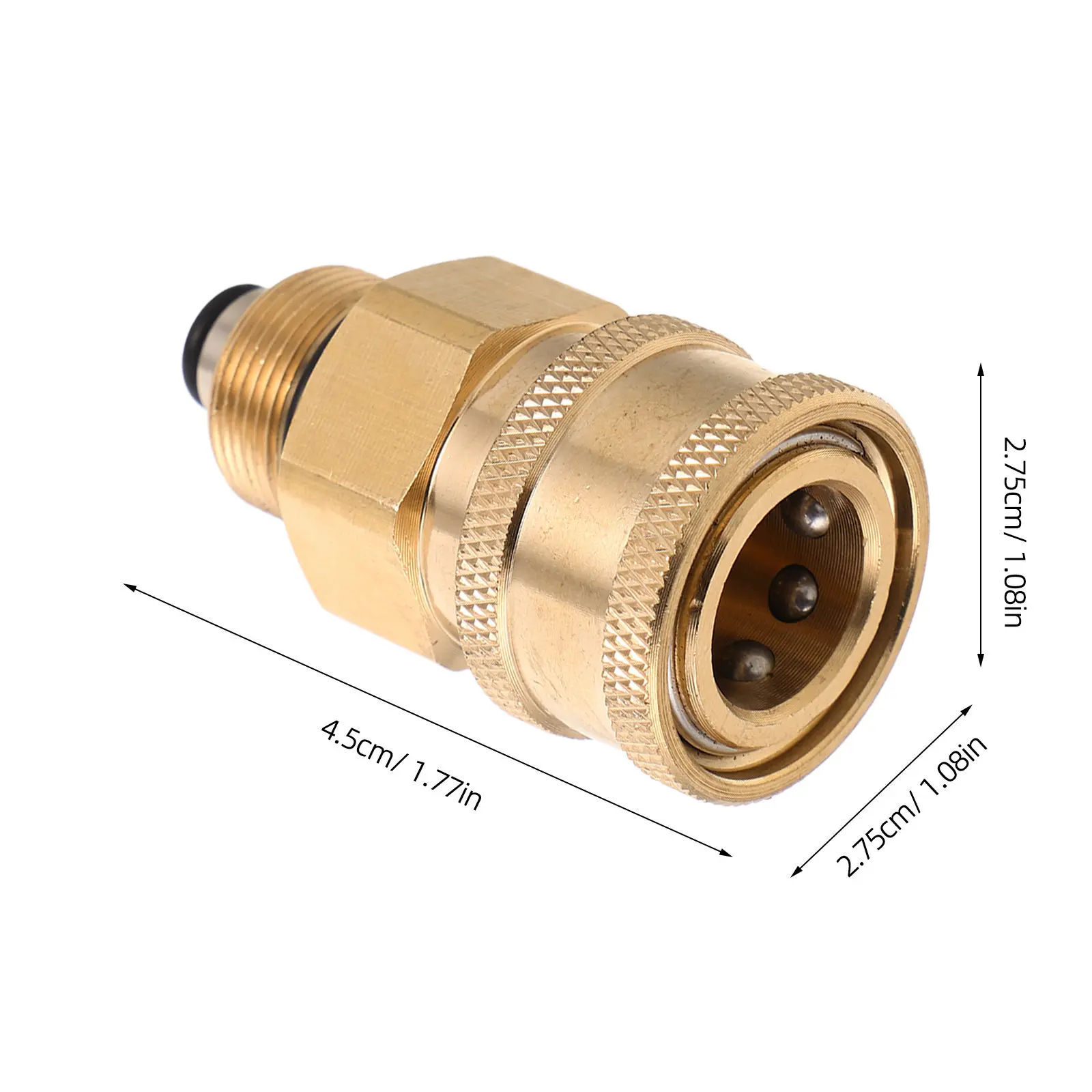 Pressure Washer Pump Outlet Fitting 38 Quick Connect Adapter Power Washer Attachment Female Thread High Pressure Water Pipe