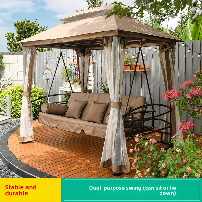 G*スイング アウトドア 中庭 ベッド ロッキングチェア 座ったり寝転んだりできる 二役 アウトドア スイングチェア