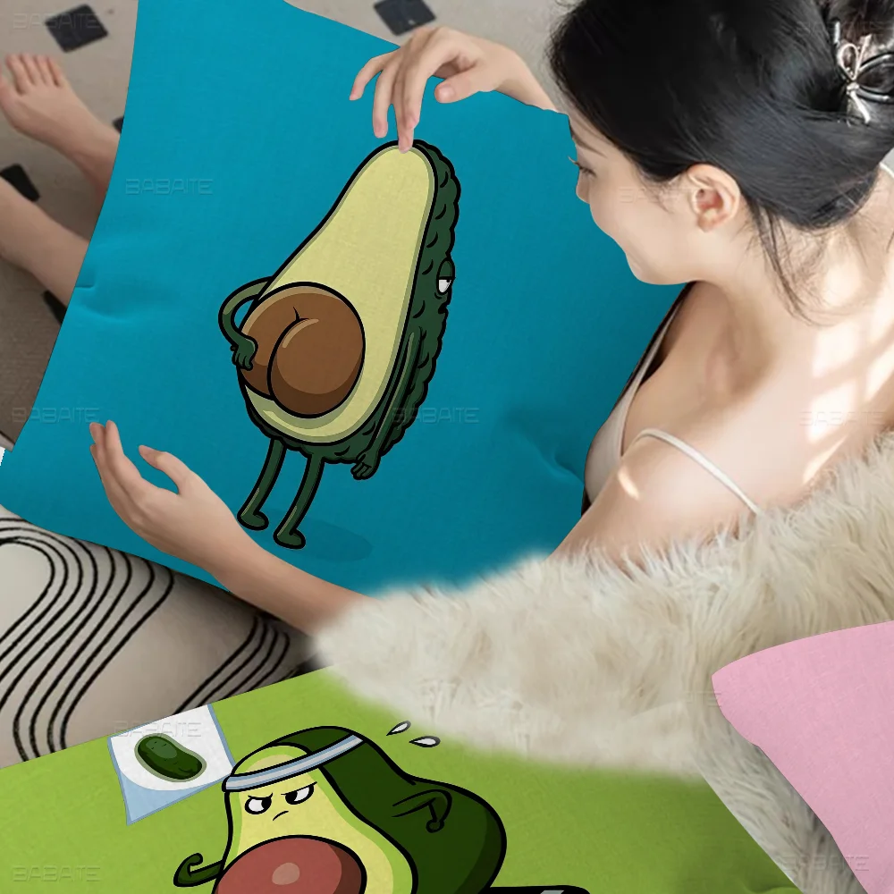 

Avocado Personalized Pillow Dust Cover Bedroom Kids Party Decoration Pillowcase Birthday Children Gift