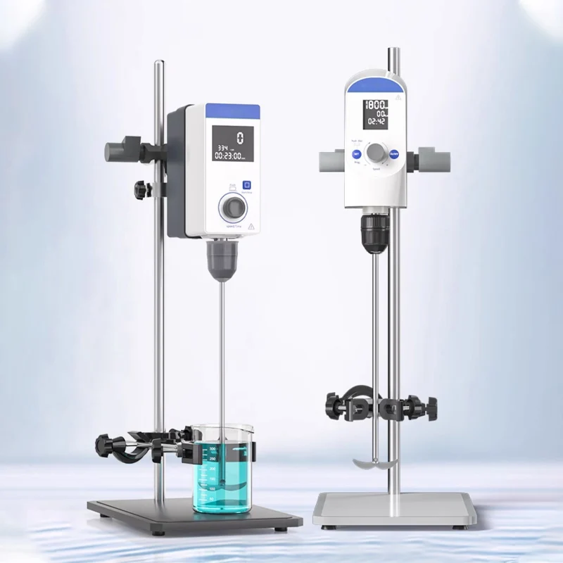 

Лабораторная верхняя мешалка, высокоскоростной регулируемый цифровой лабораторный смесительный инвентарь, прецизионный гомогенизатор