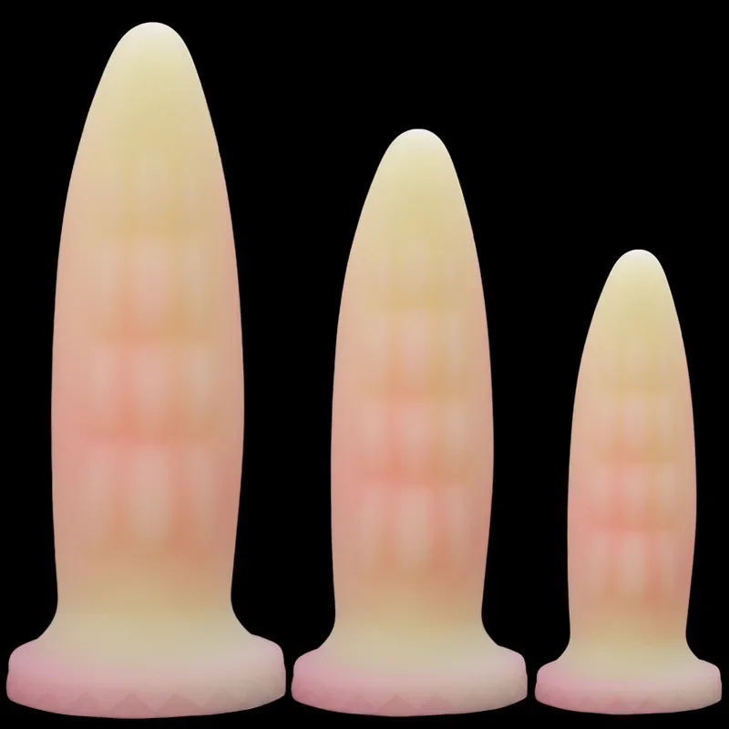 Tapón Anal de Silicona Grande, Dildo Rosa, Tapón Anal, Dilatador de Ano, Estimulador Vaginal, Masajeador de Próstata, Juguete Sexual para Adultos +18