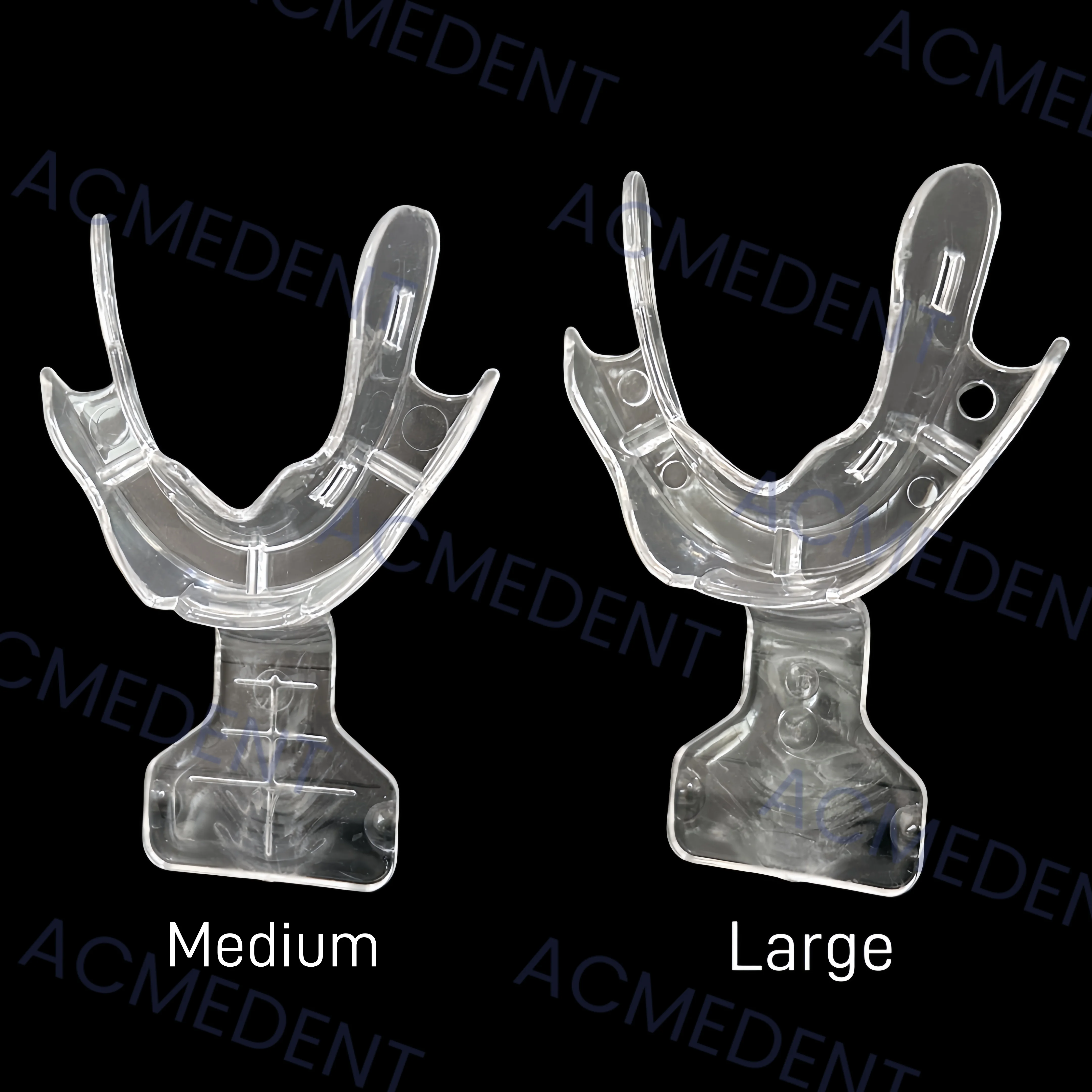 Dental Plastic Frame Cut Back (FCB) Impression Trays Large+Middle Autoclave 134℃