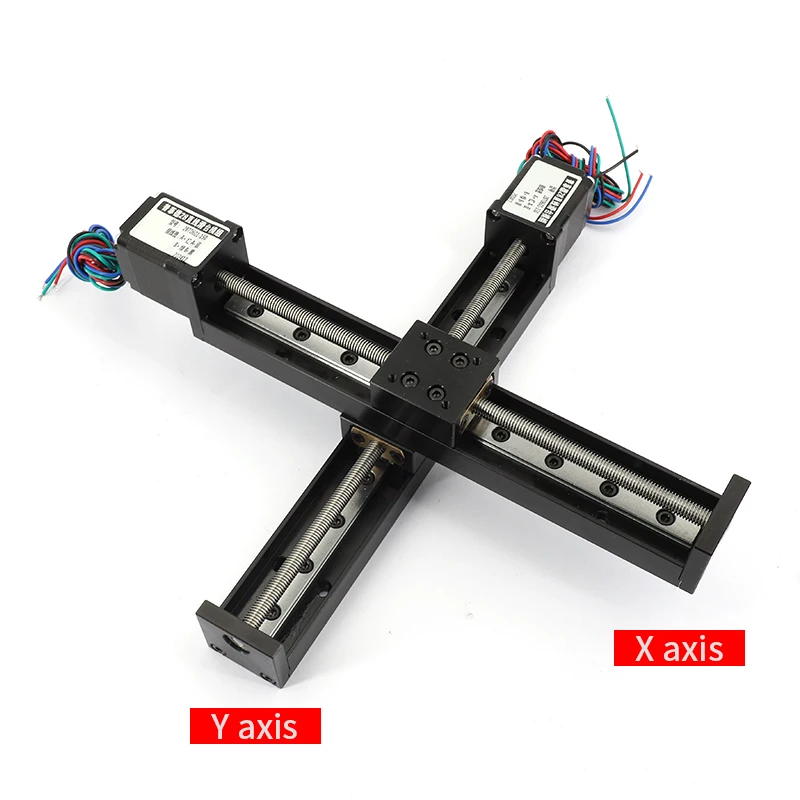 XY XZ Linear Guide Rail Module Free Drilling and Installation Pitch 1-12mm, Table Linear Rails Stepper Motor Driver Kits