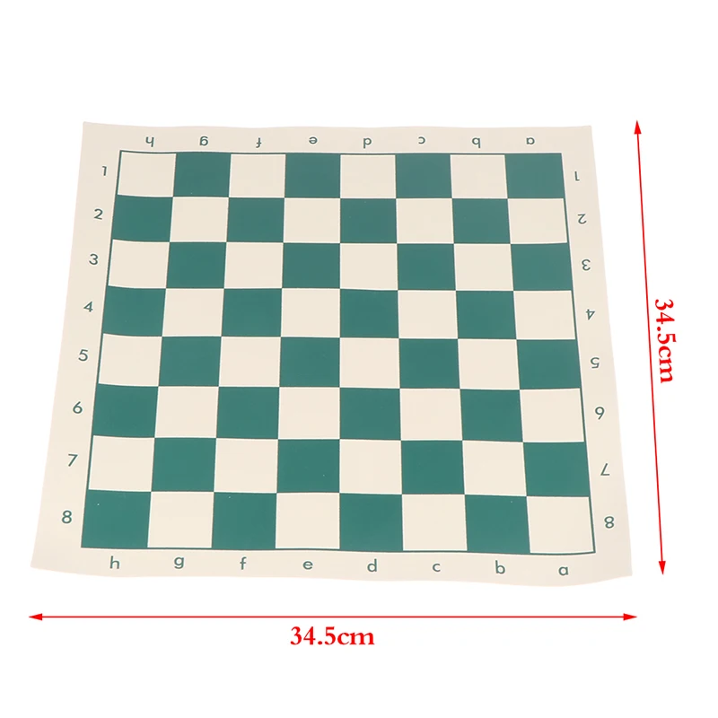 لوح شطرنج خفيف من الجلد الصناعي ، لوح شطرنج كلاسيكي قابل للطي للسفر ، لوح شطرنج ملفوف ، لوح شطرنج دولي مسطح