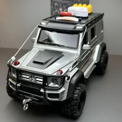 1/22 versione modificata modello di auto in lega G550 Diecast simulazione giocattolo in metallo fuoristrada modello di auto suono e luce regalo per bambini