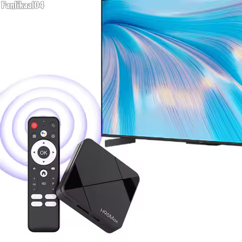 Android 14 Smart TV Box RK3518 Quad Core 4K HD TV Media Player Voice Remote Control Mouse Assistant