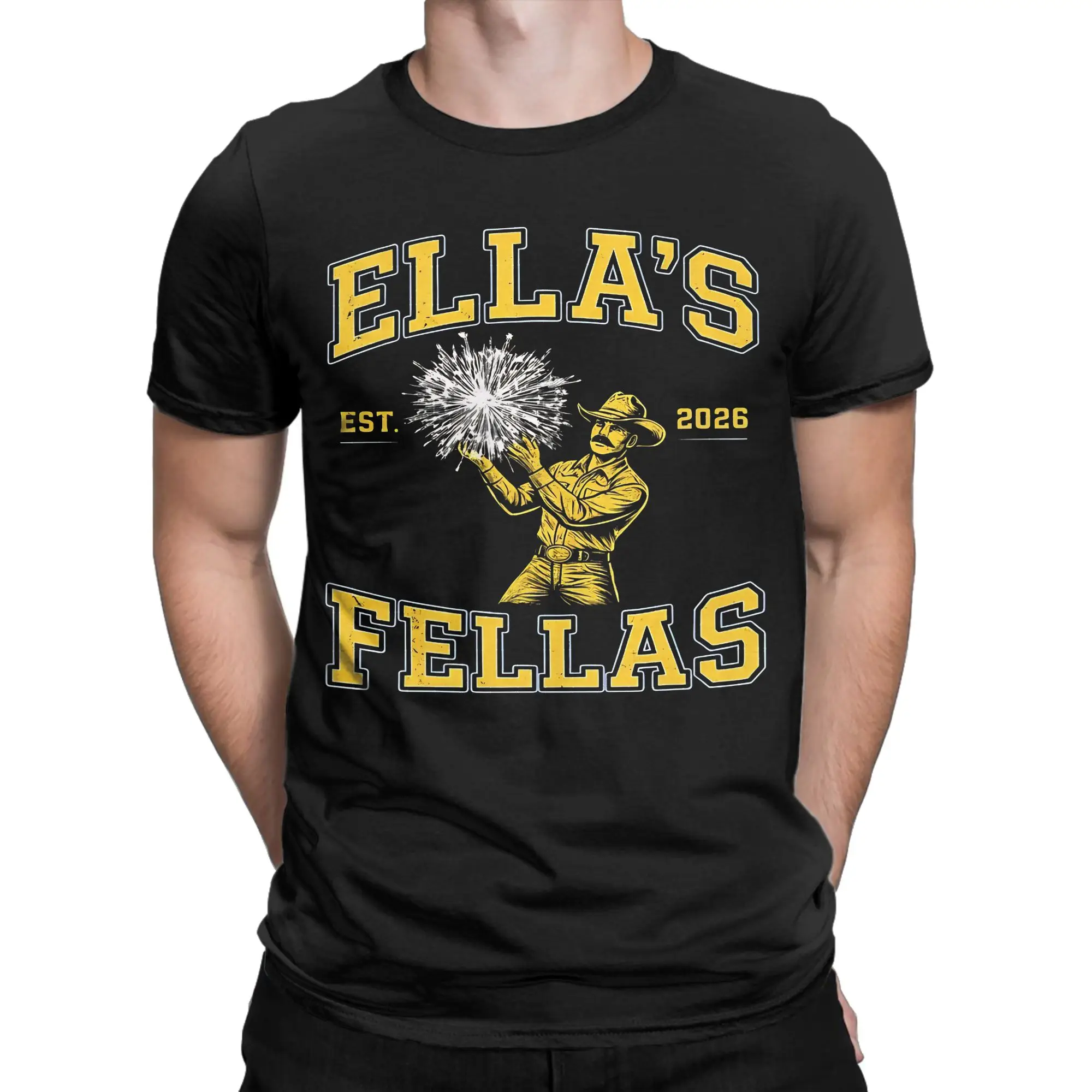 Fashion Member of the Ellas Fella Club T-Shirt Men Women Crew Neck 100% Cotton T Shirt  Short Sleeve Tees Big Size Clothing