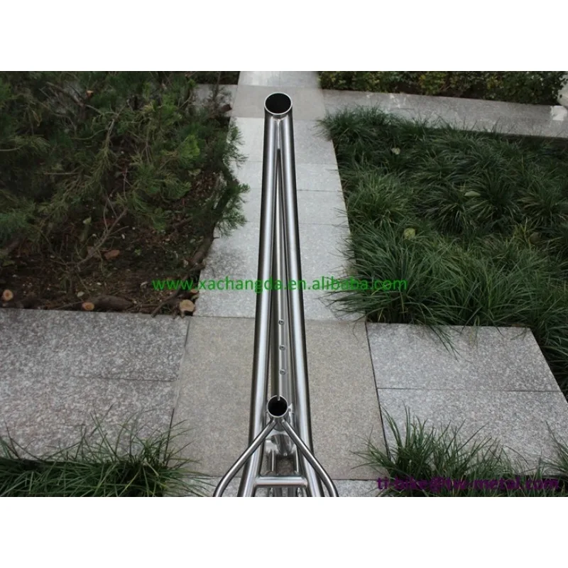 Xacd Titanium Bike Frame With Integrated Large Rear Rack Custom