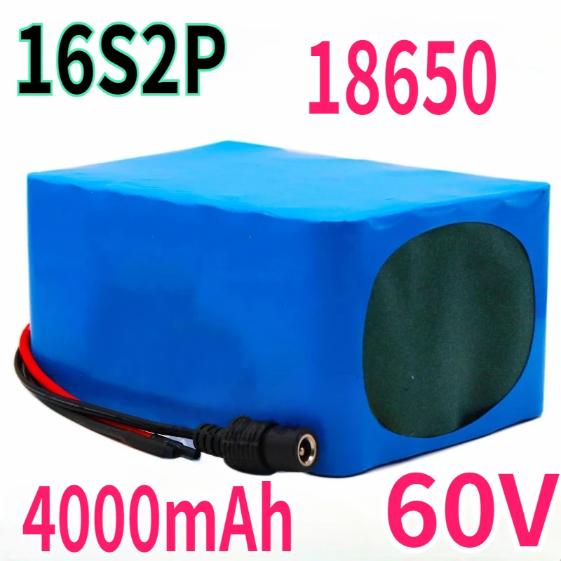 

16S2P 18650 Lithium Battery Pack 60V 20AH 67.2V 4000mAh for Wheelchair Electric + Charger