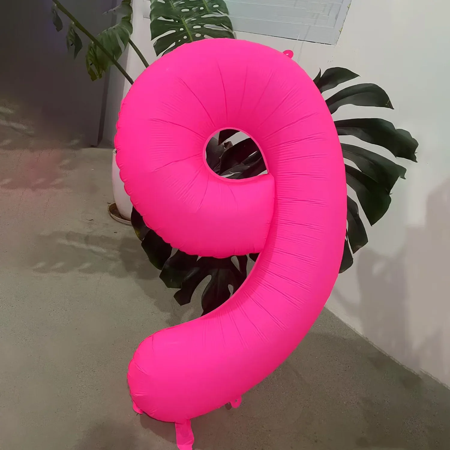40 Zoll fluoreszierender rosa Zahlenballon 0-9, Dekoration für Erwachsenen-Geburtstagsfeiern, festliche Taufzubehör, Fotografie-Requisite – Detail 11