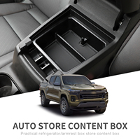 for Chevrolet Chevy Colorado 2023 2024 GMC Canyon Car Central Armrest Storage Box Tray Organizer Accessories Tidying
