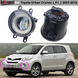 2 Pieces Car 30W H11 LED Fog Light with Angel Eye DRL Daytime Running Lamp Accessories For Toyota Urban Cruiser (_P1_) 2007-2016