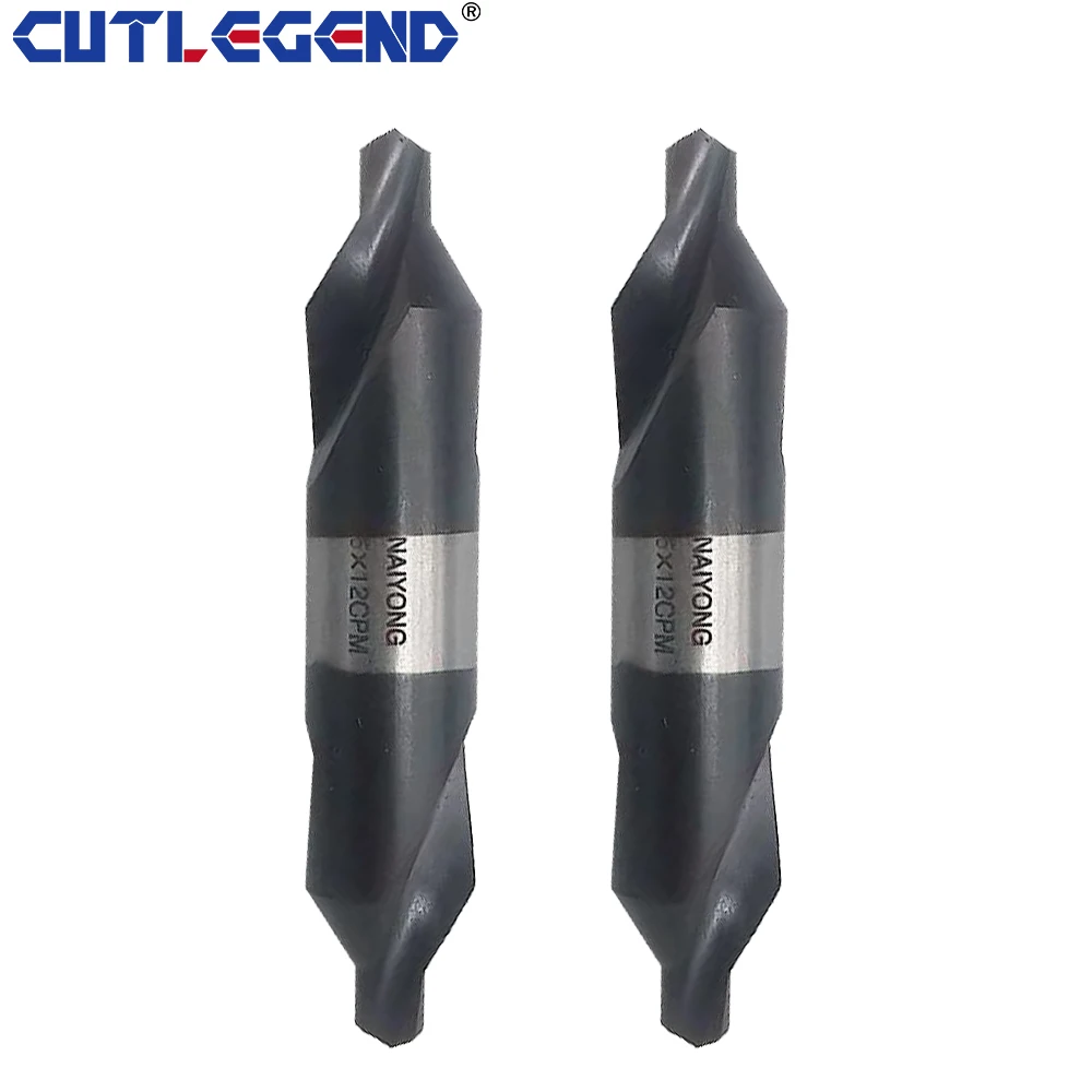 CPM Powder HSS 60 ° A center drill 1.5-5 mm, suitable for stainless steel superhard metal positioning CNC lathe drill bits