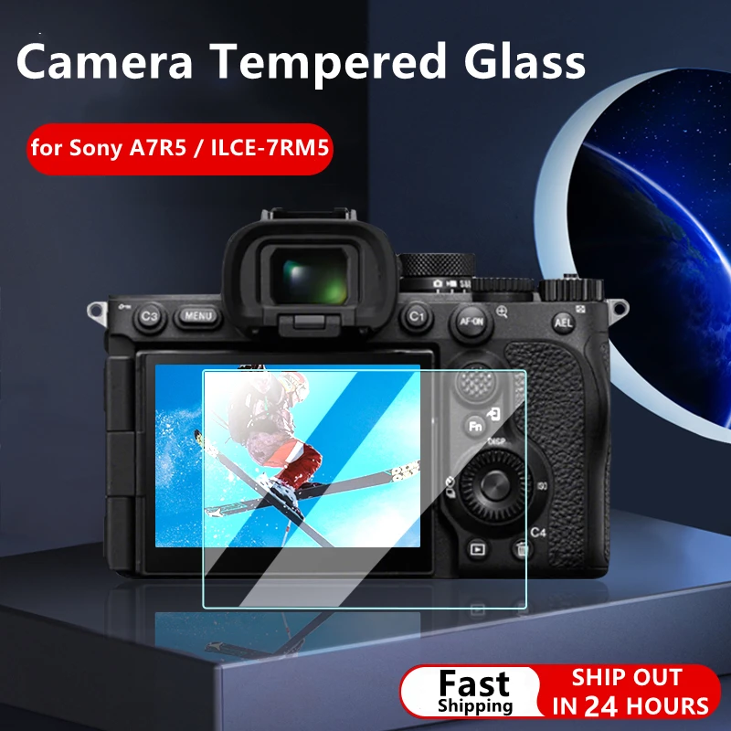 

A7R5 Camera Tempered Glass A7RV Protective Self-adhesive Glass for Sony ILCE-7RM5 Cam LCD Display Screen Protector Guard Cover