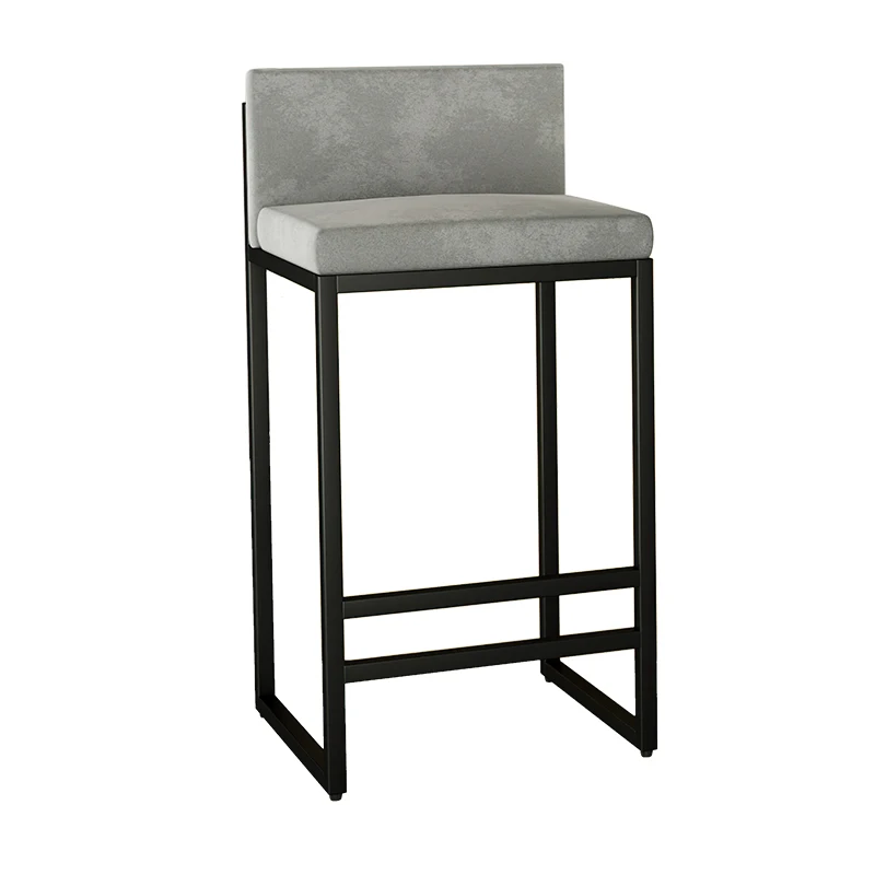 

Restaurant Leather Bar Chairs Modern Metal Comfortable Relaxing Height Kitchen Bar Chairs Soft Aesthetic Sillas Home Furniture