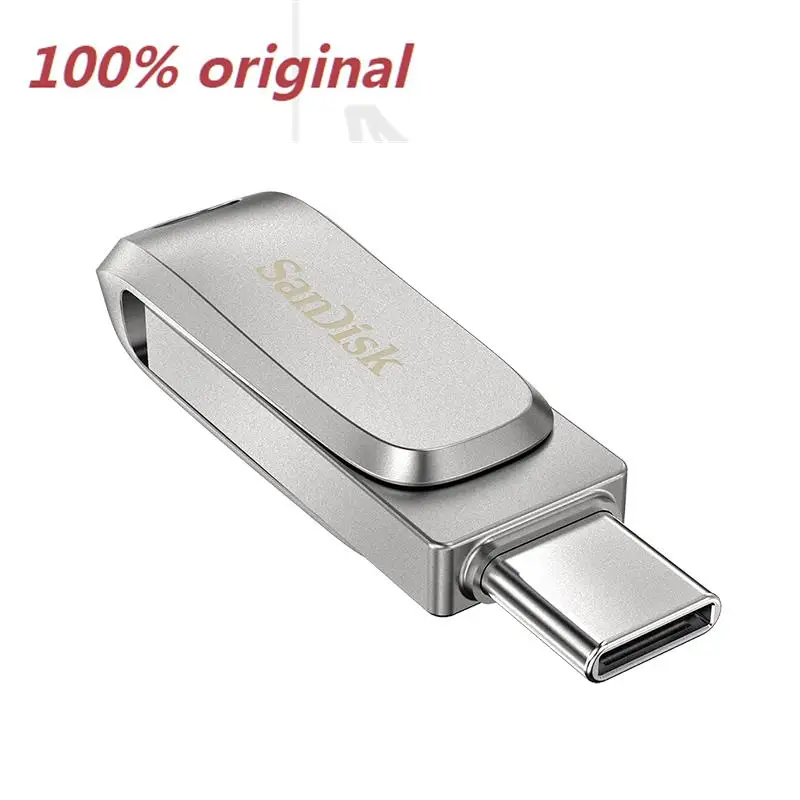 SanDisk-ミニメタル高速ペンドライブ,USB 3.1フラッシュドライブ,タイプC,otg,32GB, 64GB, 128GB, 256GB, 512GB,テラバイトGB