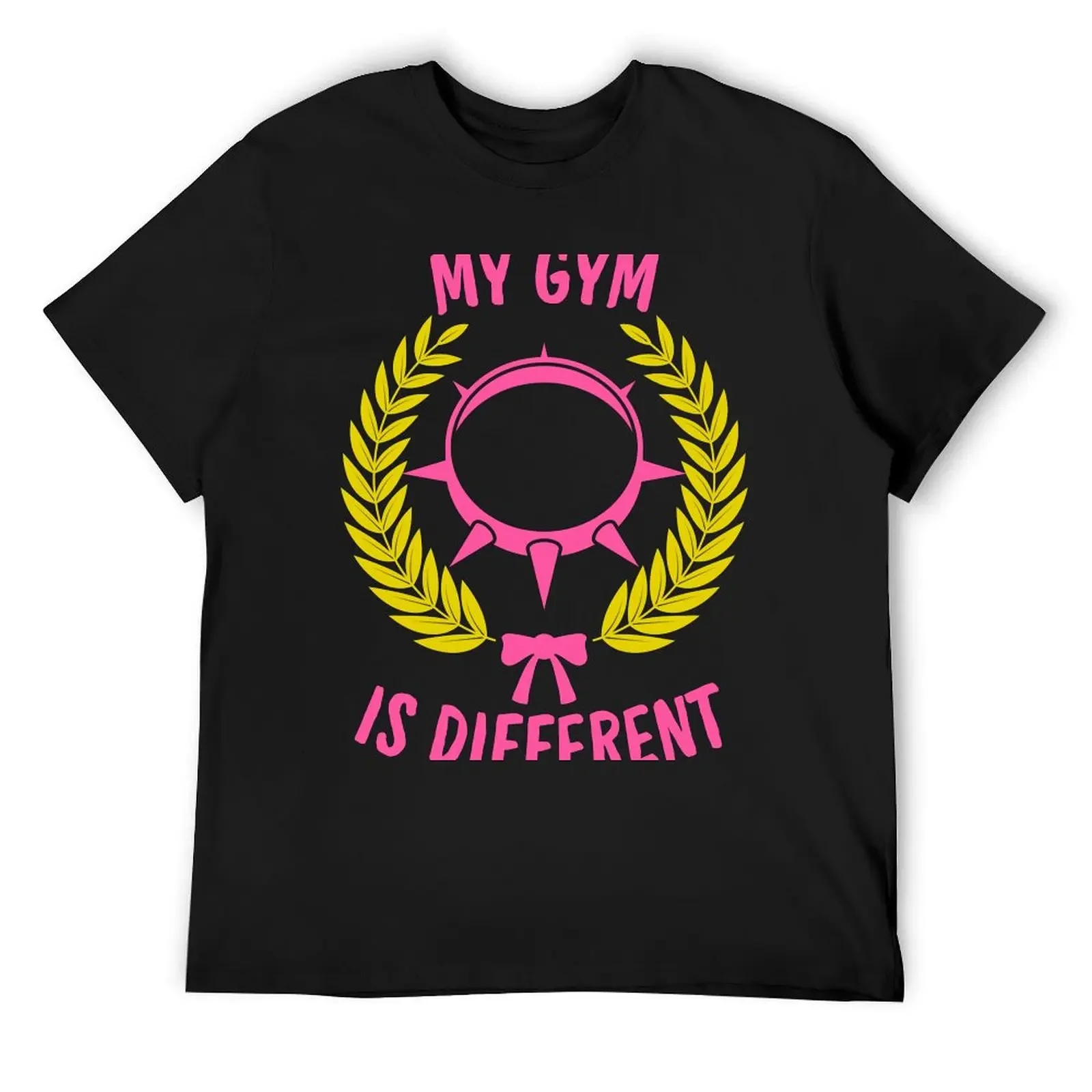 My Gym is Different Collar Pink Sissy Femboy T-Shirt animal prinfor boys graphic shirts rapper graphic tees men clothing