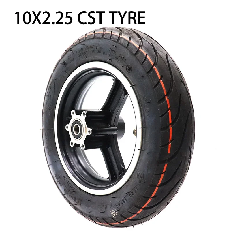 10 inch 10x2.25 Electric Scooter Tyre With Rim 10*2.25  Wheel Hub  Frame Alumnium Alloy