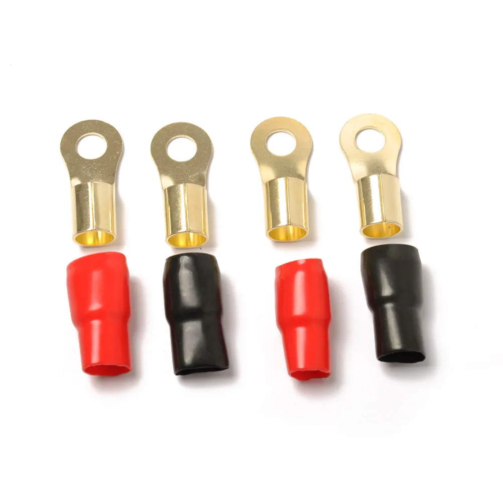 

3 пары медных аудиоразъемов для подключения акустических кабелей к автомобильным усилителям, стабильная передача звука