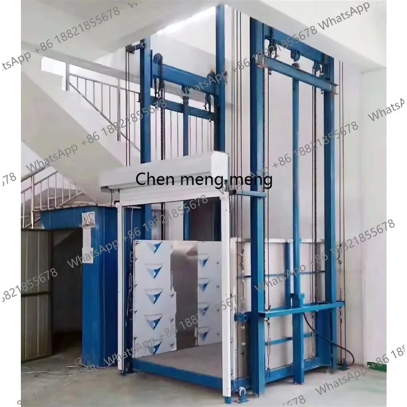 2-12m Factory Price Outdoor Freight Material Transport Hydraulic Lifting Platform Construction Lift Load Lifter Customized
