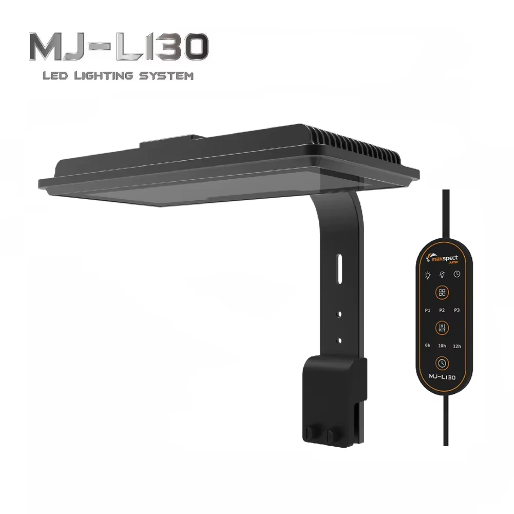 Jump MJ-L130 30W Full Spectrum LED Aquarium Light Full Aluminum Body Saltwater and Refugium for Nano Fish Tank