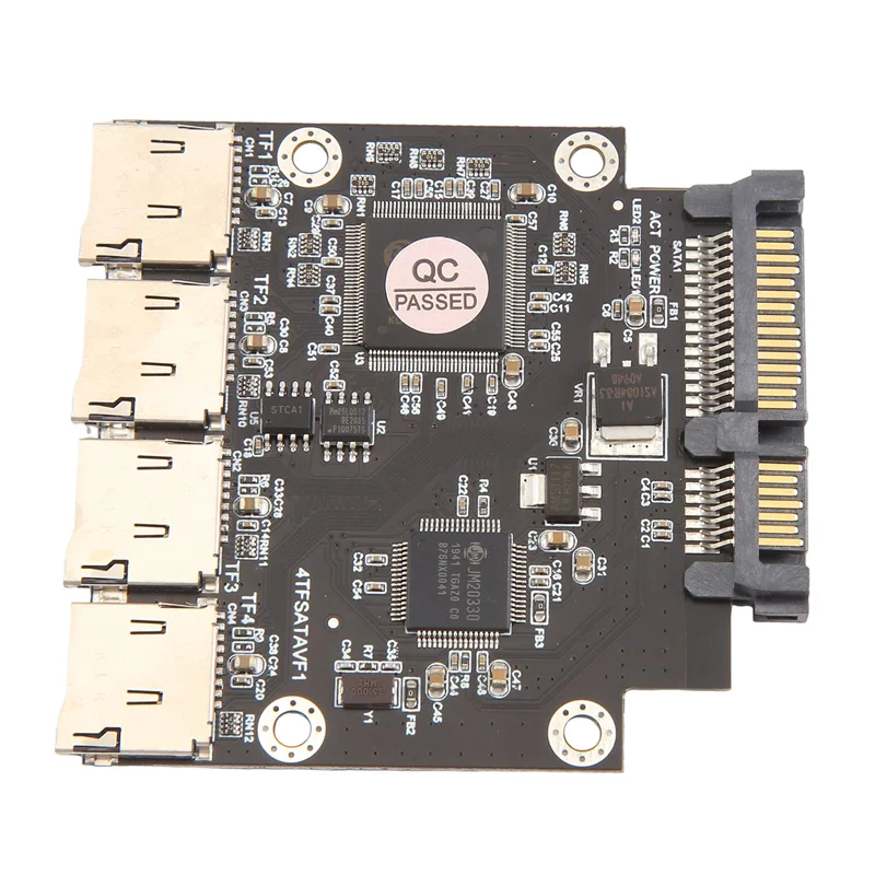 Tarjeta Micro-SD TF de 4 vías eficiente a adaptador serie SATA SSD módulo de memoria portátil integrado Industrial