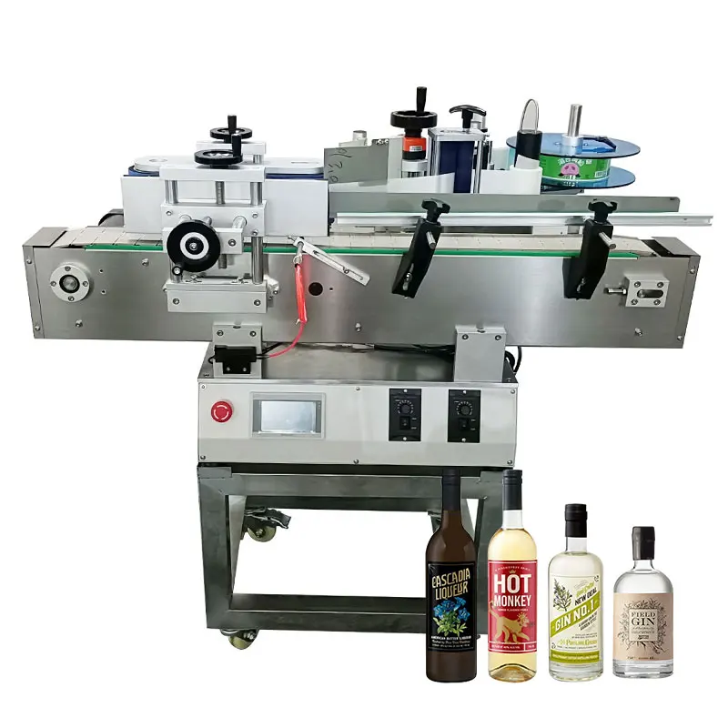 Automatic Hologram Product Label Stickers Custom Round Label Printing Machine Roll Sticker Printer Bottle Labeling Machine
