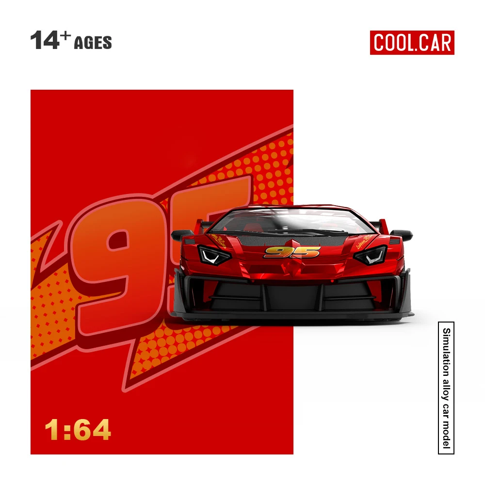 Cool Car 1:64 GT EVO Lightning Metal Red Painting Simulation Alloy Car Model Diecast Vehicle Collection Gift view 6