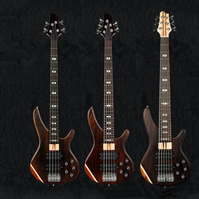 Mandin one-piece electric bass 456 string neck bass four five six active pickup bass Clearance: Cosmetic Flaws