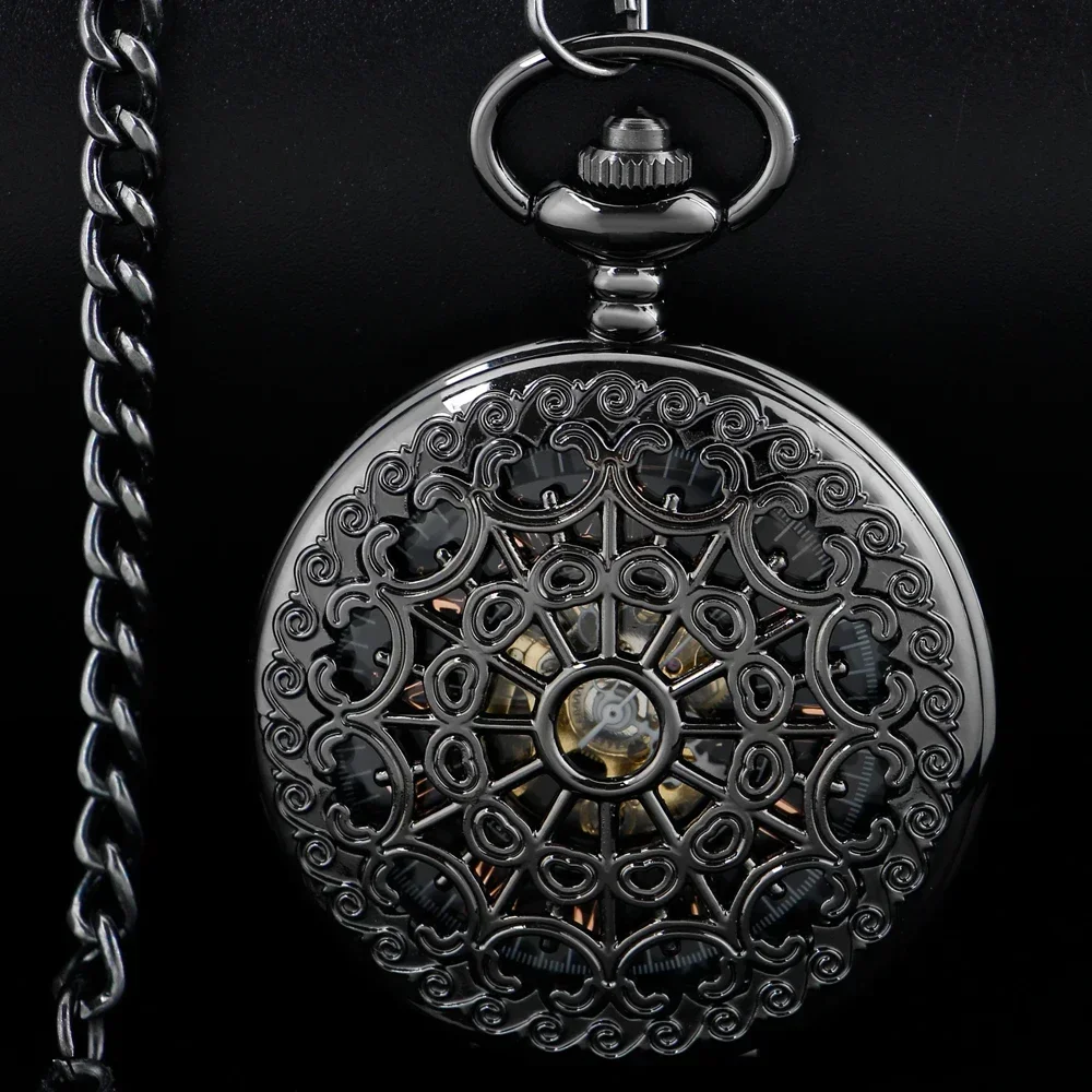 

NEW Antique Mechanical Pocket Watch Men Luxury Brand Necklace Pocket & Fob Watches Chain Male Clock PJX1630