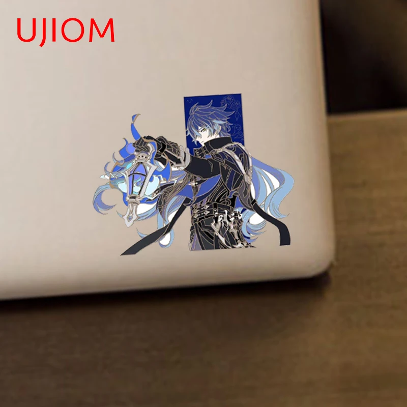 UJIOM Genshin Impact Flins Wall Stickers Handsome Character Living Room Laptop Decal Creative Kitchen Cupboard Decor