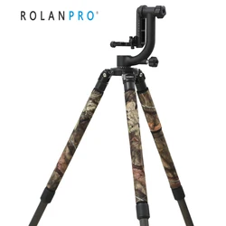 ROLANPRO Winter Version Fashion Personality Tripod Coat Camouflage Sleeve/Leg Freeze For Gitzo Manfrotto Benro RRS Sirui LEOFOTO