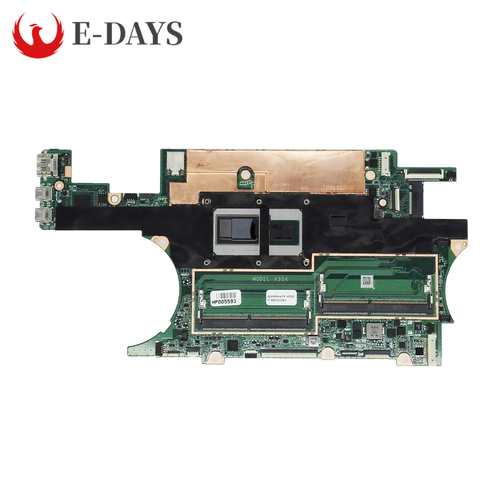 Imagem -01 - para hp Espectro X360 15-ch 15t-ch Placa-mãe do Portátil Dax35ambag1 Mainboard com Cpu I78705g Ddr4 Uma 100 Testado ok para hp espectro x360 15 ch 15t ch placa mae do portatil dax35ambag1 mainboard com cpu i78705g ddr4 uma 100 testado ok 01