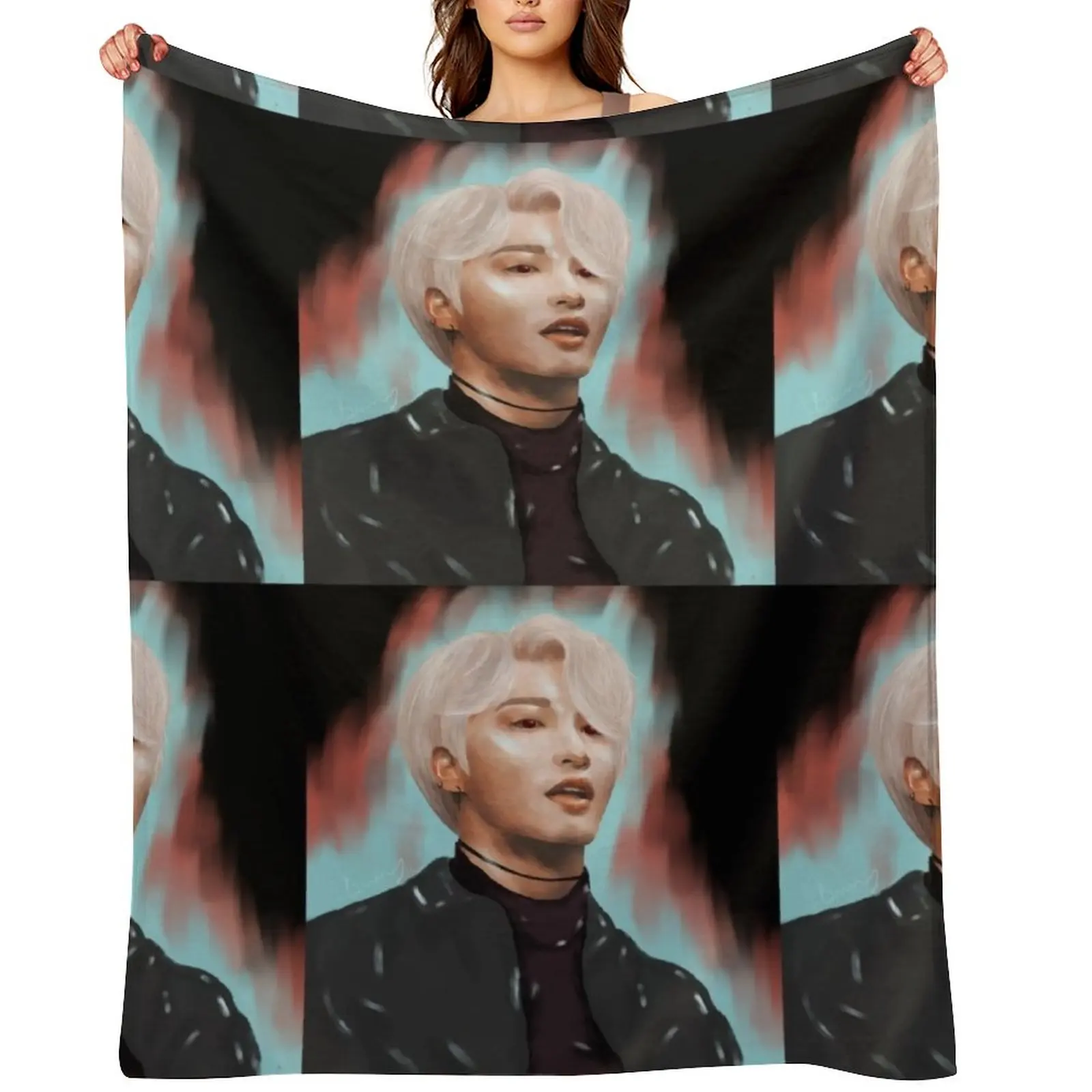 

Seonghwa Throw Blanket funny gift Winter beds Stuffeds Decorative Throw Blankets