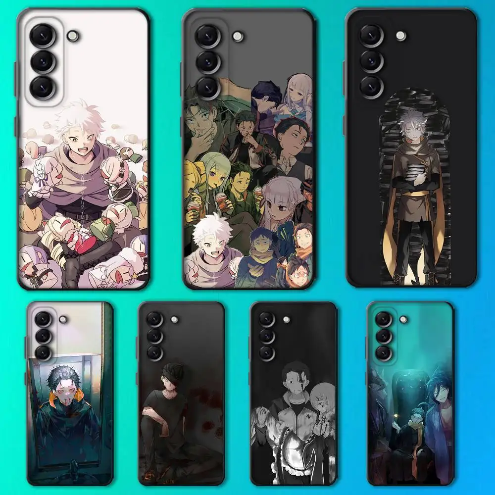 

Natsuki Subaru Phone Case For Samsung Galaxy A13,A21s,A22,A31,A32,A52,A53,A71,A80,Soft Black Shell