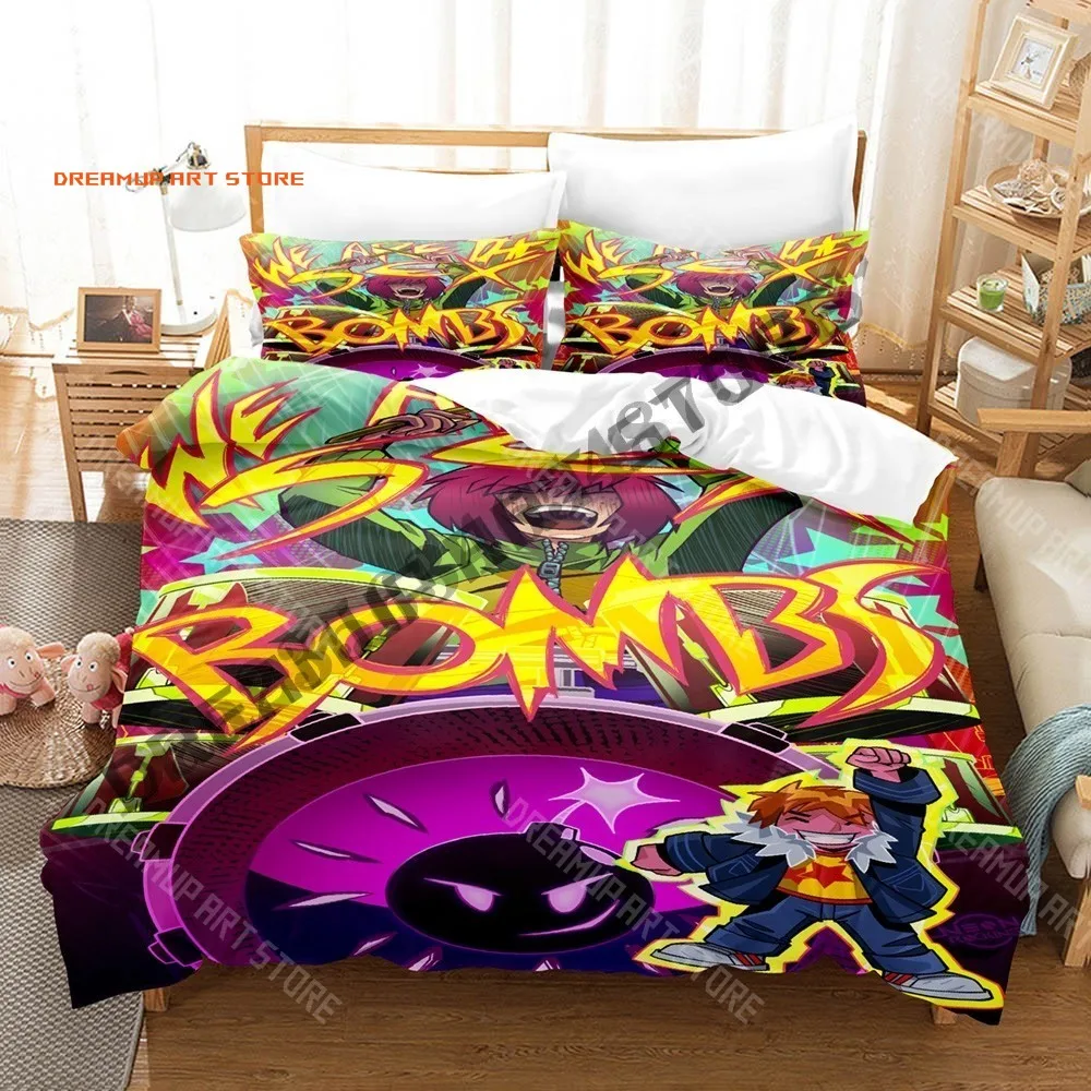 2026 3D Print Scott Pilgrim Takes Off Bedding Set Single Twin Full Queen King Size Bed Set Adult Kid Bedroom Duvetcover Sets Bed