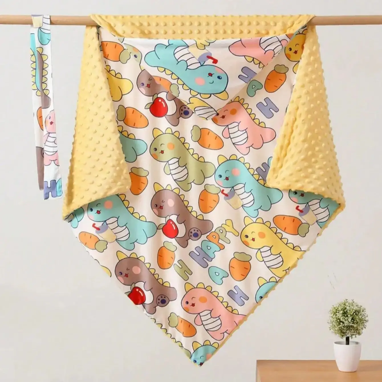 

Бархатное детское одеяло Doudou, детское одеяло с соевыми бобами, бамбуковое хлопковое осенне-зимнее утепленное одеяло для детского сада