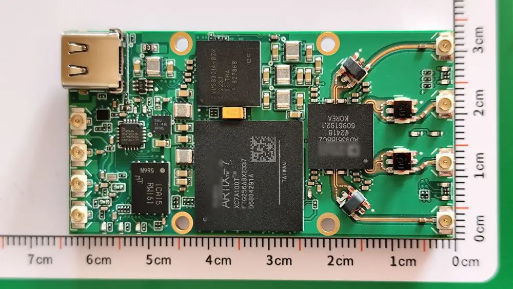 HamGeek Tiny B210 70MHz-6GHz Software Defined Radio Entwicklungsboard SDR Unterstützung für Linux-Systeme – Detail 15