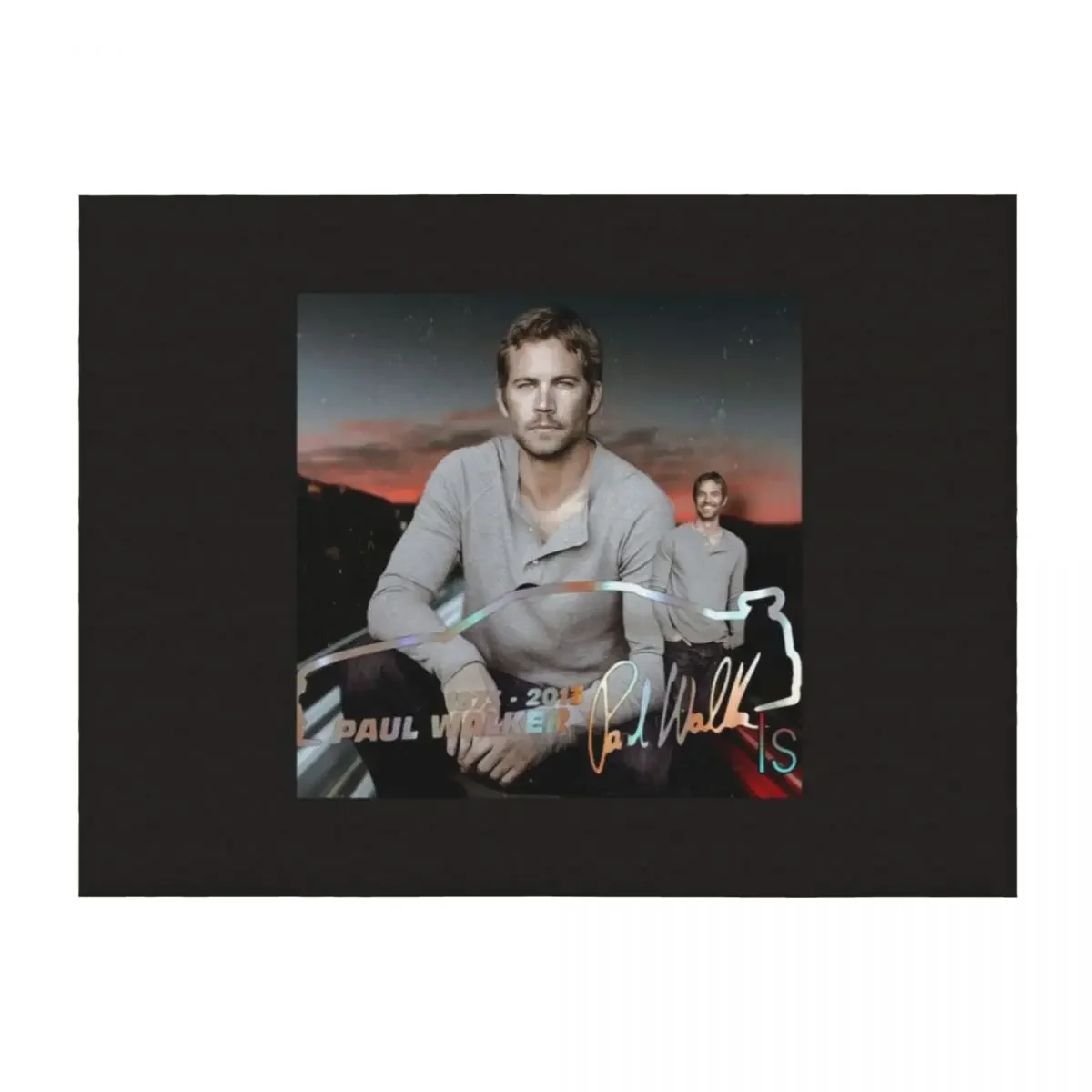 

Paul walker Throw Blanket Beautifuls Luxury Designer sofa bed Comforter Blankets