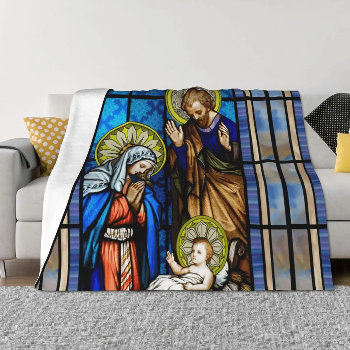 

The Nativity II Throw Blanket Travel Vintage Summer Cute Blankets