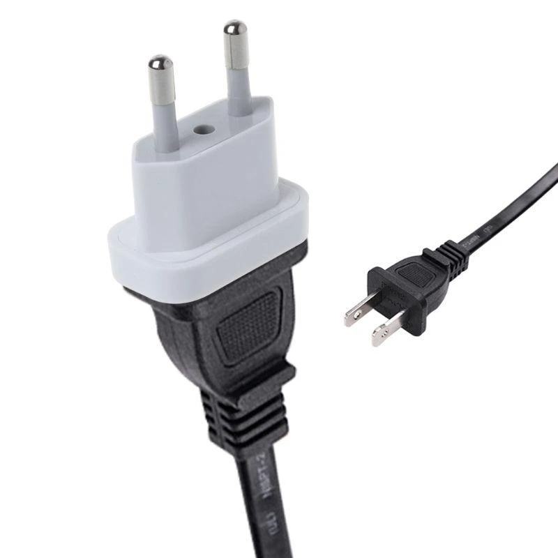1PC Small EU to US Power Plug Converter Adapter Portable Travel