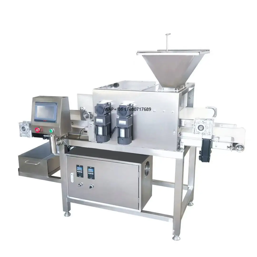 

Food factory uses stainless steel meat paste spray adjustable quantitative feeding machine