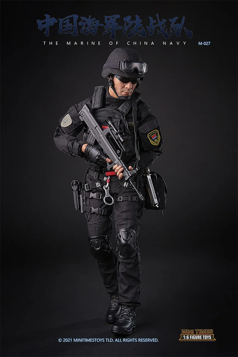 

Minitimes M027 Scale 1/6 Asia Special Army Seal Soldier Full Set Moveable Action Figure Set For Fans