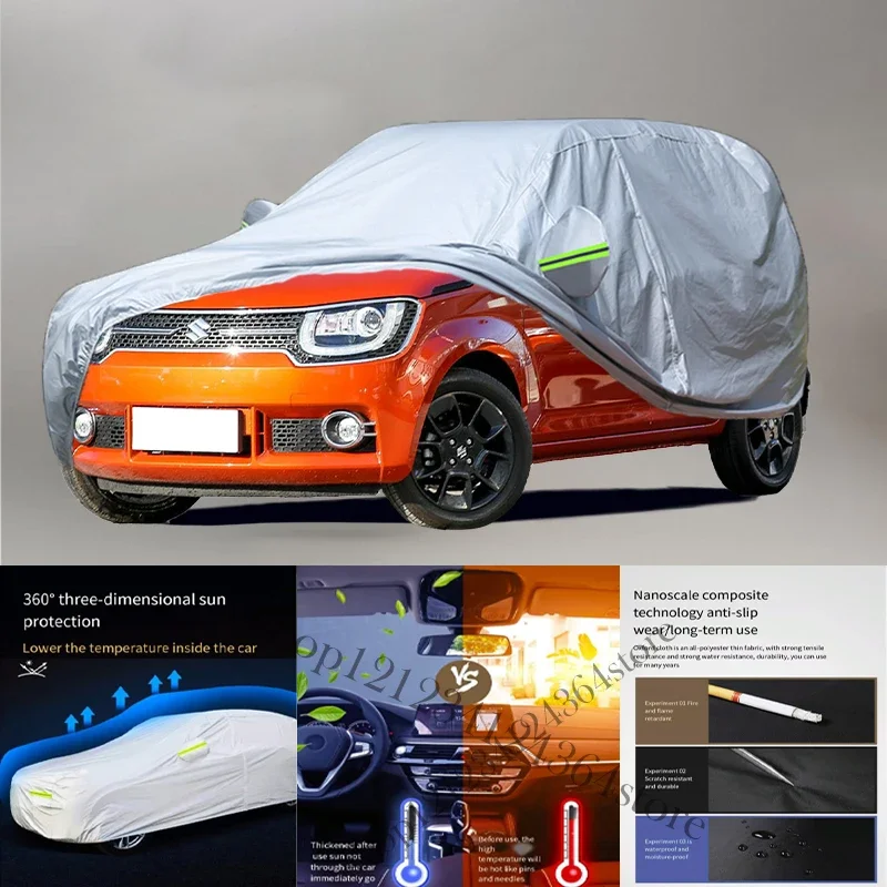 For Suzuki IGNIS Auto Anti snow Anti dust Anti-uv Anti peeling paint And Anti Rainwater 210t car cover Car cover protection