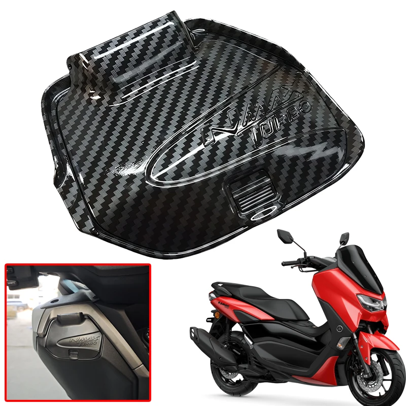 

Motorcycle Accessories Tool Box Storage Cover Waterproof Dustproof Caps Storage Box Cover For Yamaha NMAX155 NMAX 155 V3 2025