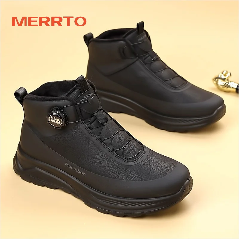 รองเท้าเดินป่า MERRTO สำหรับผู้ชาย รองเท้าปีนเขา ตั้งแคมป์ ล่าสัตว์ รองเท้าบูทเดินป่า รองเท้าผ้าใบผู้หญิง รองเท้าเดินป่าแบบครอสคันทรี